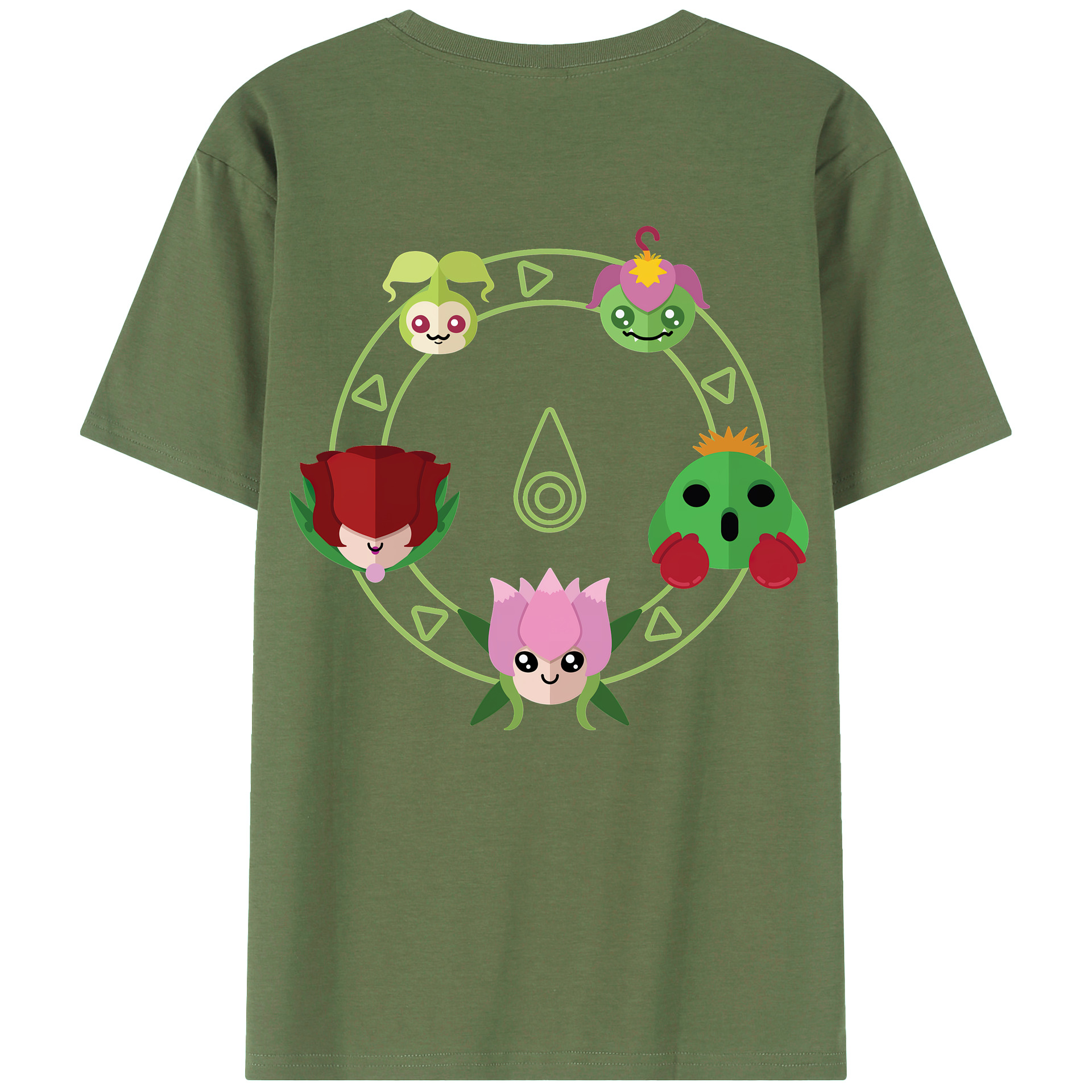 （画像用） Digimon デジタルモンスター/デジモン 綿100％ メンズ半袖Tシャツ（バックプリント） 通気性